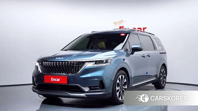 Kia Carnival 4th generation 2022 Небесно-голубой из Кореи