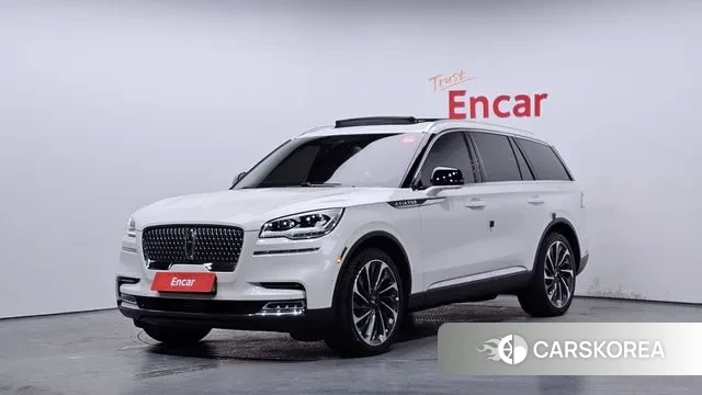 Lincoln Aviator 2nd generation 2021 Белый из Кореи