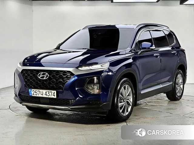 Hyundai Santa Fe TM 2019 Синий из Кореи