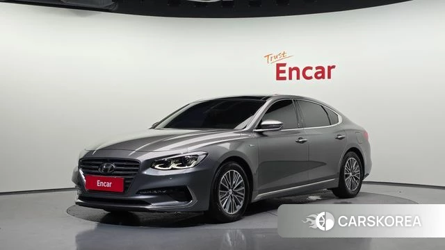 Hyundai Grandeur IG Hybrid 2018 Серебристо-серый из Кореи