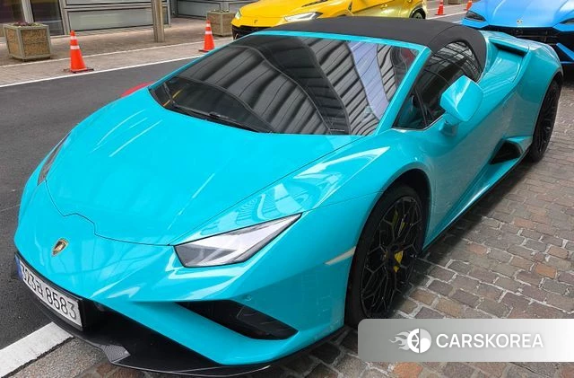 Lamborghini Huracan 2022 Небесно-голубой из Кореи