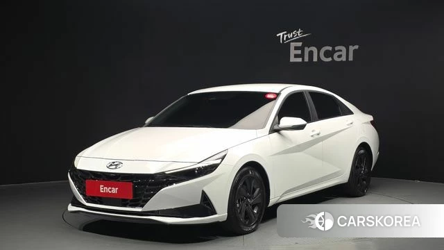 Hyundai Avante (CN7) 2022 Белый из Кореи