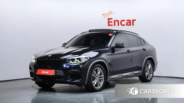 BMW X4 (G02) 2021 Черный из Кореи