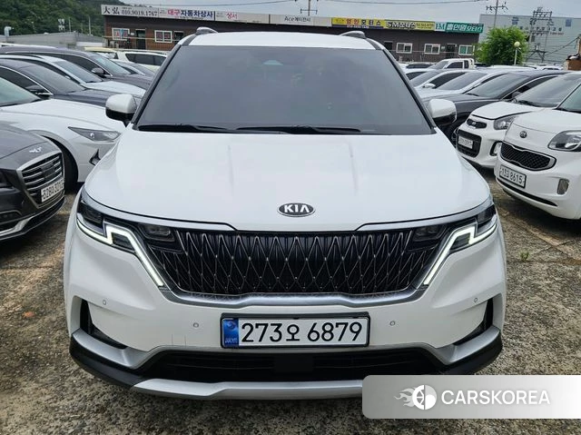Kia Carnival 4th generation 2021 Жемчужный цвет из Кореи