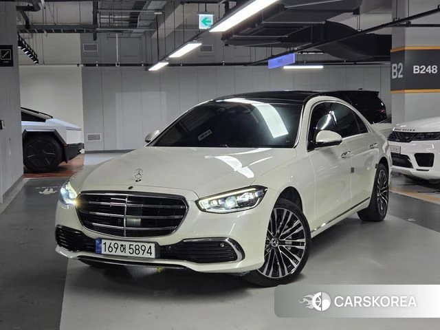 Mercedes-Benz S-Class W223 2023 Белый из Кореи
