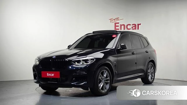 BMW X3 (G01) 2021 Черный из Кореи