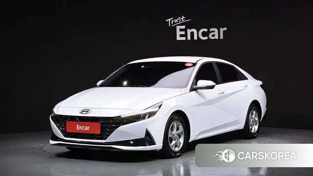 Hyundai Avante (CN7) 2020 Белый из Кореи