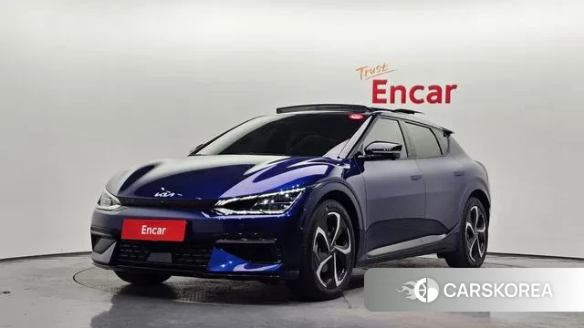 Kia EV6 2021 Синий из Кореи