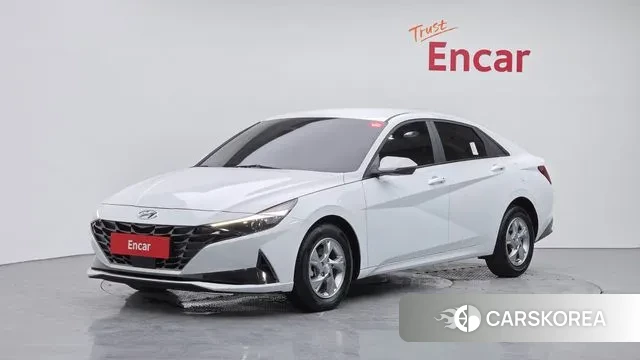 Hyundai Avante (CN7) 2021 Белый из Кореи