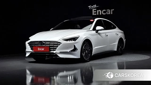 Hyundai Sonata Hybrid (DN8) 2021 Белый из Кореи