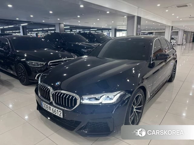 BMW 5 Series (G30) 2023 Синий из Кореи