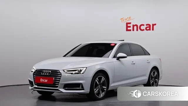 Audi A4 (B9) 2019 Белый из Кореи