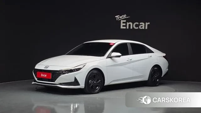 Hyundai Avante (CN7) 2022 Белый из Кореи