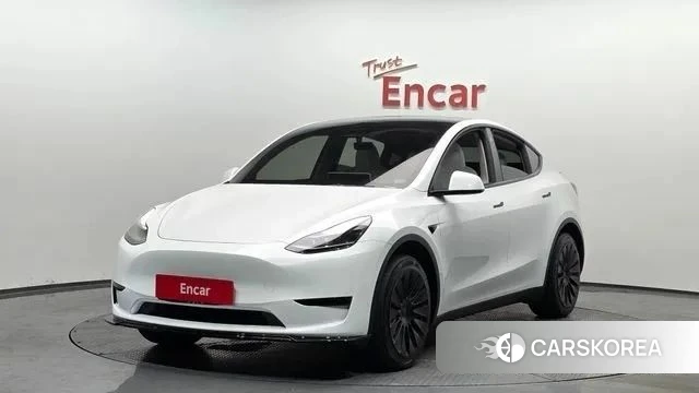 Tesla Model Y 2023 Белый из Кореи