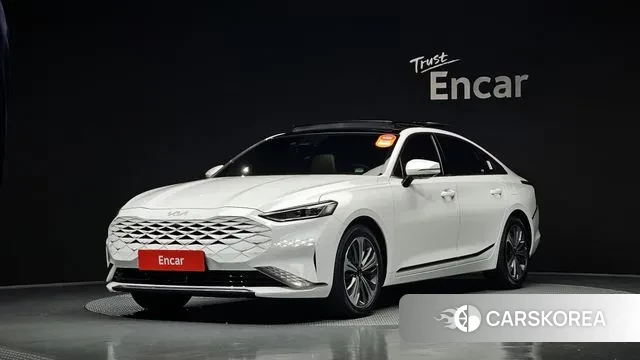 Kia K8 Hybrid 2023 Белый из Кореи