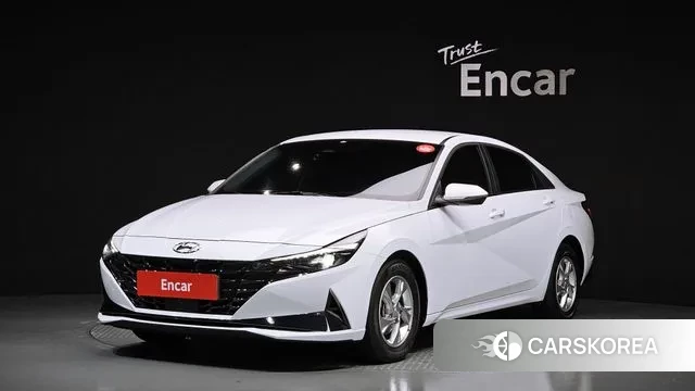 Hyundai Avante (CN7) 2022 Белый из Кореи