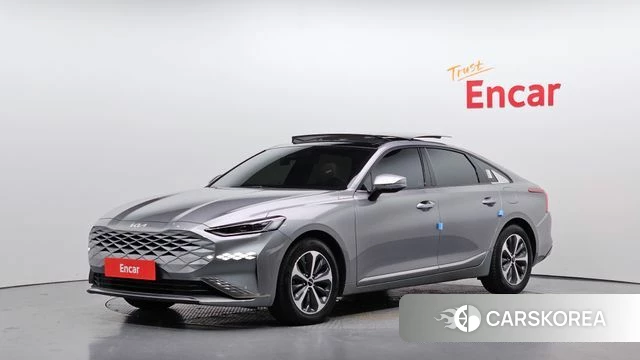 Kia K8 Hybrid 2023 Серебристо-серый из Кореи