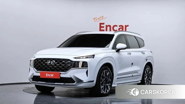 Hyundai The New Santa Fe 2021 Белый из Кореи