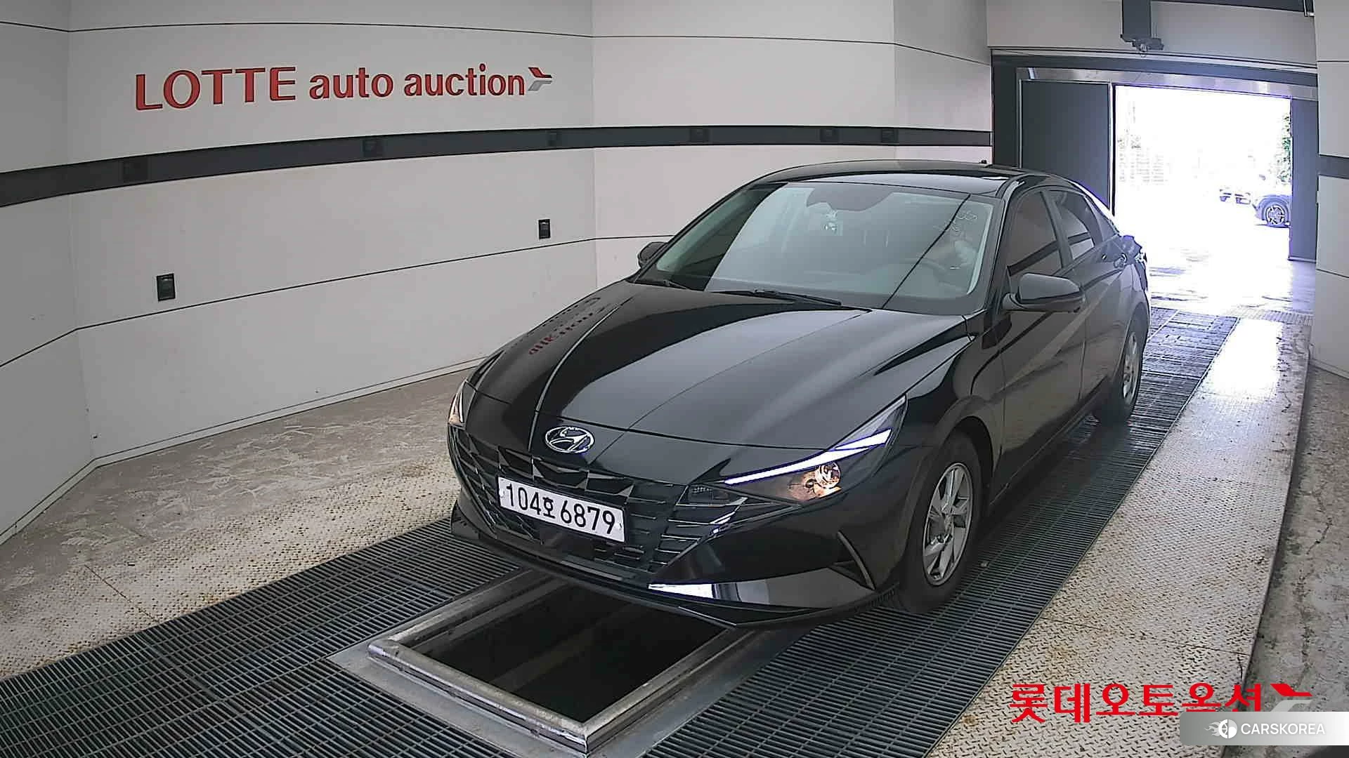 Hyundai Avante 2021 Черный из Кореи
