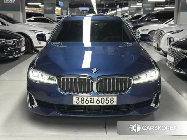 BMW 5 Series (G30) 2020 Синий из Кореи