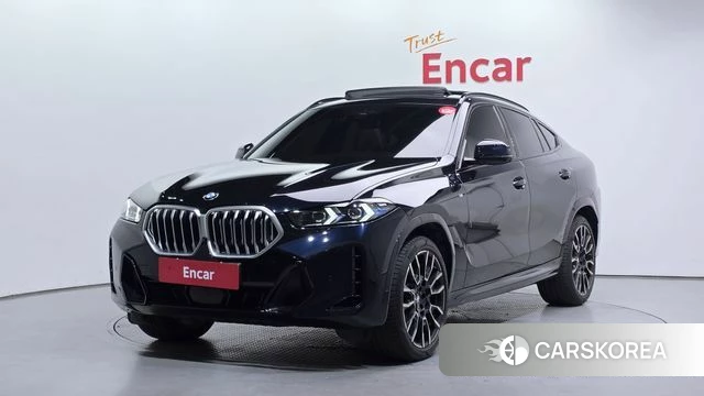 BMW X6 (G06) 2023 Черный из Кореи