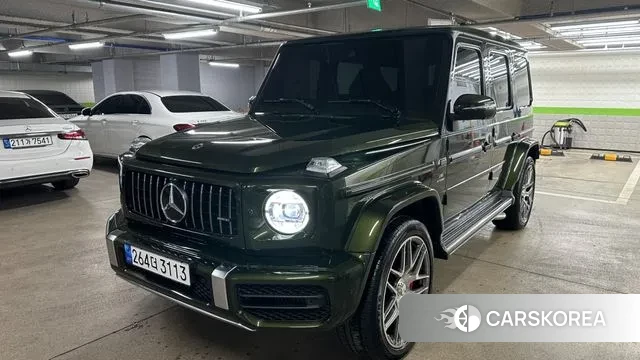 Mercedes-Benz G-Class W463b 2023 Темно-зеленый из Кореи