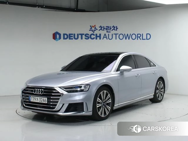 Audi A8 (D5) 2021 Серебряный из Кореи