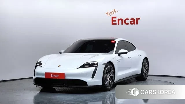 Porsche Taycan 2021 Белый из Кореи