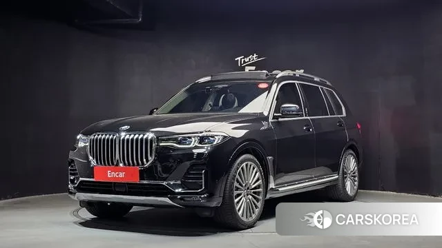 BMW X7 (G07) 2021 Черный из Кореи