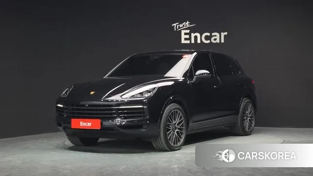 Porsche Cayenne (PO536) 2021 Черный из Кореи