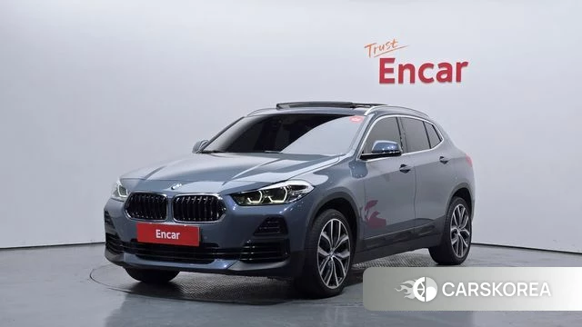 BMW X2 (F39) 2021 Небесно-голубой из Кореи