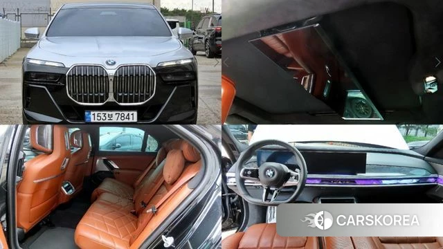 BMW 7 Series (G70) 2023 Черный из Кореи