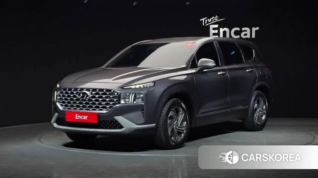 Hyundai The New Santa Fe 2021 Серый из Кореи