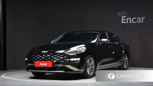 Kia K8 Hybrid 2021 Черный из Кореи
