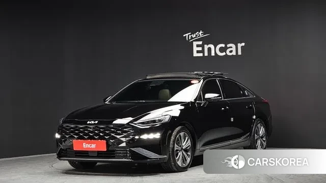 Kia K8 Hybrid 2022 Черный из Кореи