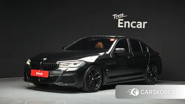 BMW 5 Series (G30) 2021 Черный из Кореи