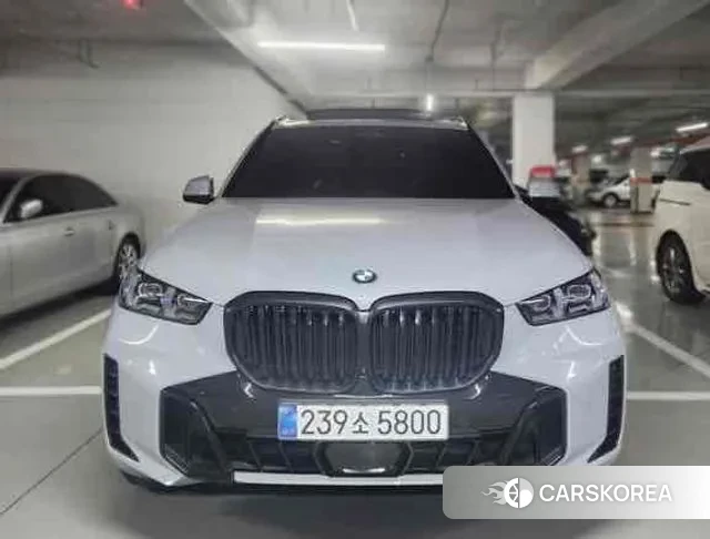 BMW X5 (G05) 2024 Небесно-голубой из Кореи