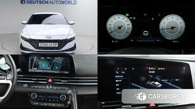 Hyundai Avante (CN7) 2020 Белый из Кореи