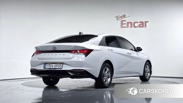 Hyundai Avante (CN7) 2020 Белый из Кореи