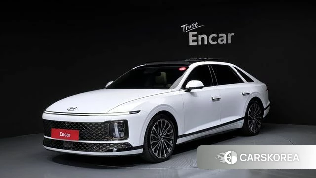 Hyundai Grandeur Hybrid (GN7) 2023 Белый из Кореи