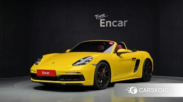 Porsche 718 Boxster 2019 Желтый из Кореи