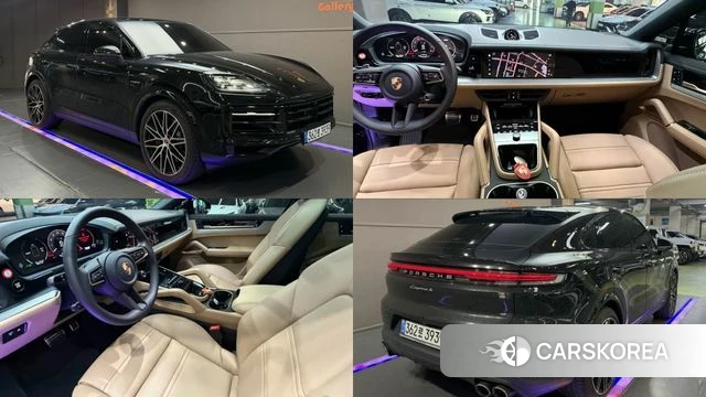 Porsche Cayenne (PO536) 2025 Черный из Кореи