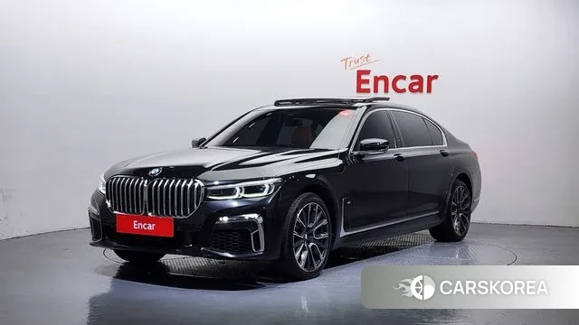 BMW 7 Series (G11) 2021 Черный из Кореи