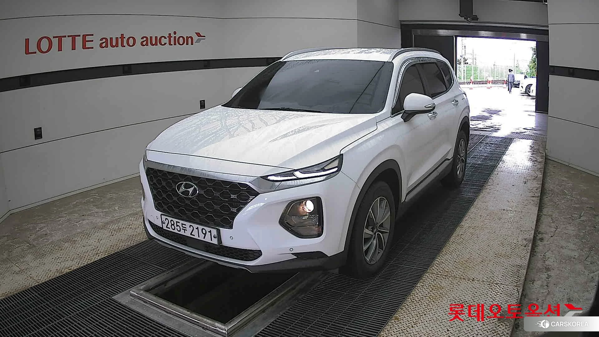 Hyundai Santa Fe 2020 Белый из Кореи