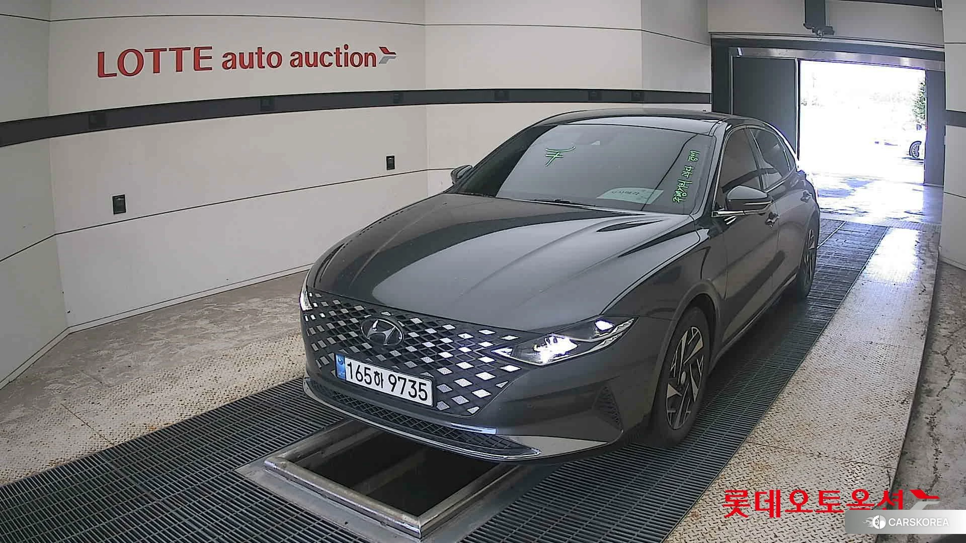 Hyundai Grandeur Hybrid 2022 Nocturne Grey Metallic из Кореи