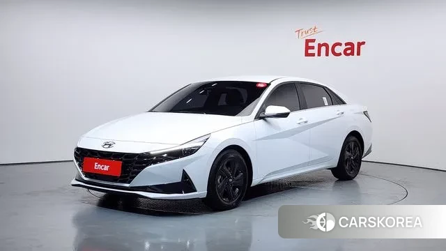 Hyundai Avante (CN7) 2020 Белый из Кореи