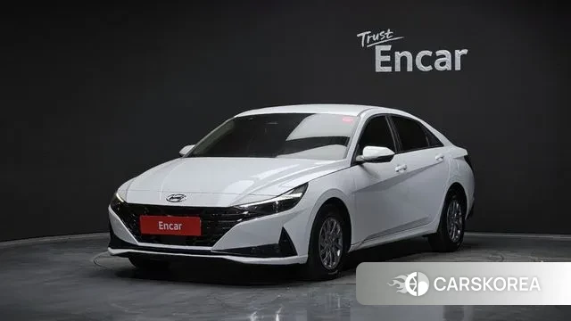 Hyundai Avante (CN7) 2021 Белый из Кореи