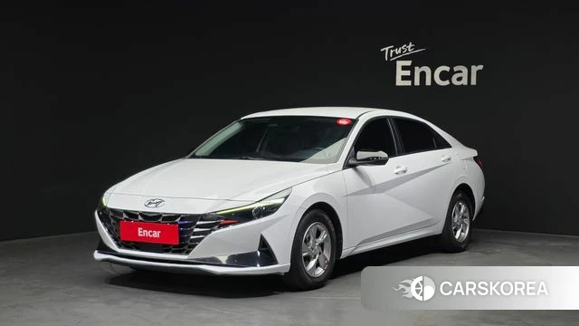 Hyundai Avante (CN7) 2022 Белый из Кореи