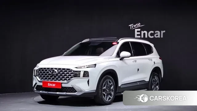 Hyundai The New Santa Fe 2021 Белый из Кореи