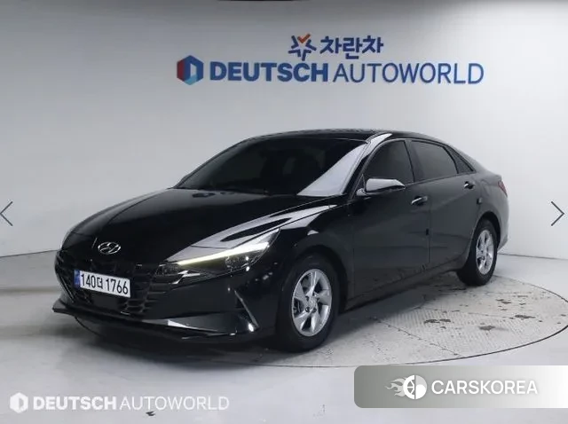 Hyundai Avante (CN7) 2021 Черный из Кореи